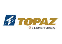 Topaz logo and illustration on a white background